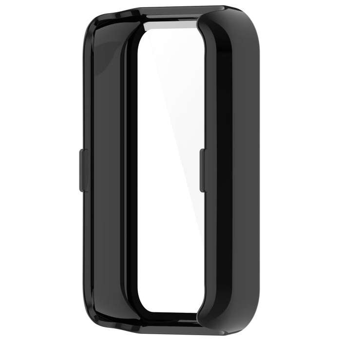 For Honor Band 9 PC + Tempered Film Integrated Watch Protective Case(Black)