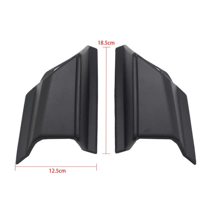 For Honda ADV160 2019-2023 Motorcycle Winglet Aerodynamic Wing Kit Spoiler(Black)