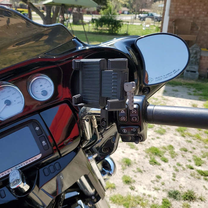 For Honda Gold Wing GL1800 F6B 2018-2024 Motorcycle Phone Navigation Holder(Black)