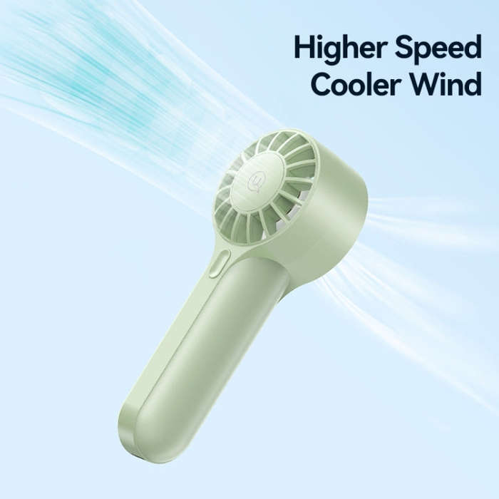 USAMS ZB288 Portable Type-C Rechargeable High Speed Handheld Mini Fan(Pink)