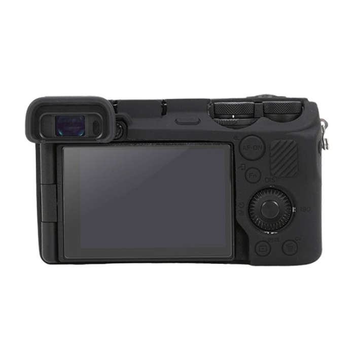 For Sony ILCE-6700 / A6700 Glossy Soft Silicone Protective Case(Black)