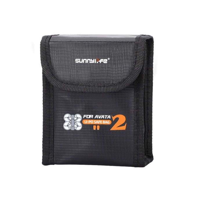 For DJI Avata 2 Sunnylife Battery Explosion-proof Safe Bag Protective Li-Po Safe Bag(For 2pcs Bat...