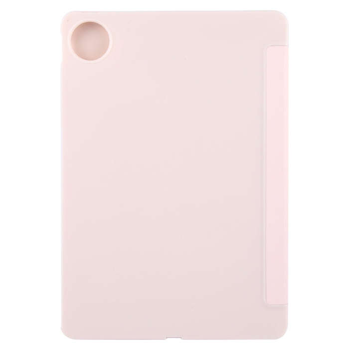 For Huawei MatePad Pro 11 2022/2024 Tri-fold Silicone Leather Tablet Case(Pink)