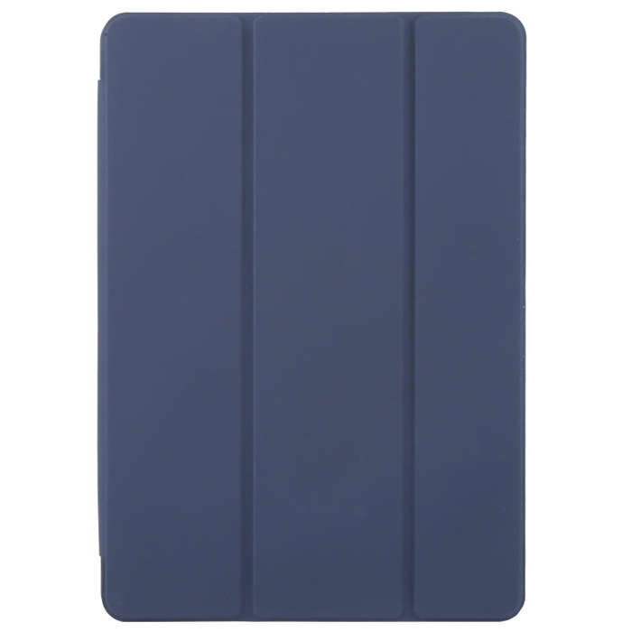 For Huawei MatePad Pro 13.2 Tri-fold Silicone Leather Tablet Case(Dark Blue)