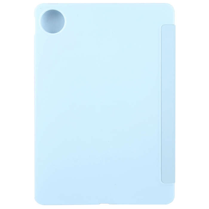 For Huawei MatePad Pro 13.2 Tri-fold Silicone Leather Tablet Case(Ice Blue)