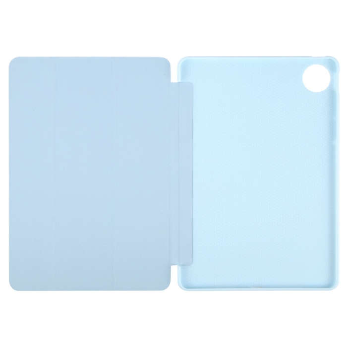 For Huawei MatePad Pro 13.2 Tri-fold Silicone Leather Tablet Case(Ice Blue)