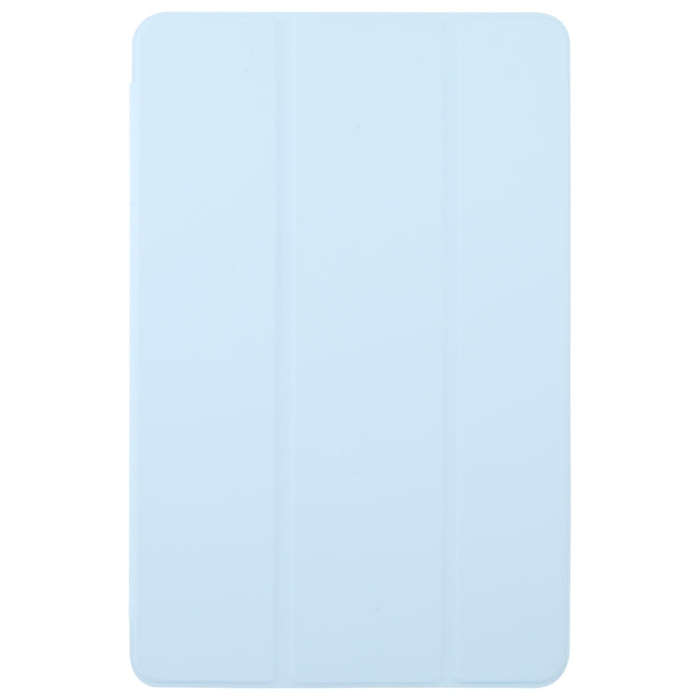For Huawei MatePad SE 11 2024 Tri-fold Silicone Leather Tablet Case(Ice Blue)
