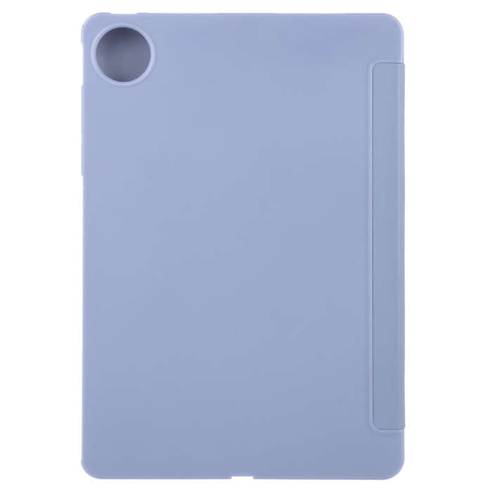 For Huawei MatePad Pro 12.2 Tri-fold Silicone Leather Tablet Case(Lavender)