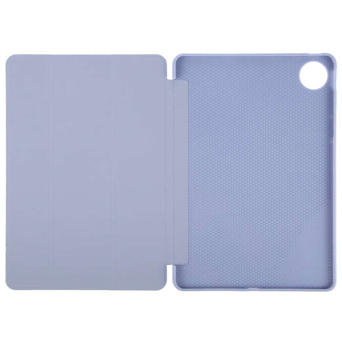 For Huawei MatePad Pro 12.2 Tri-fold Silicone Leather Tablet Case(Lavender)