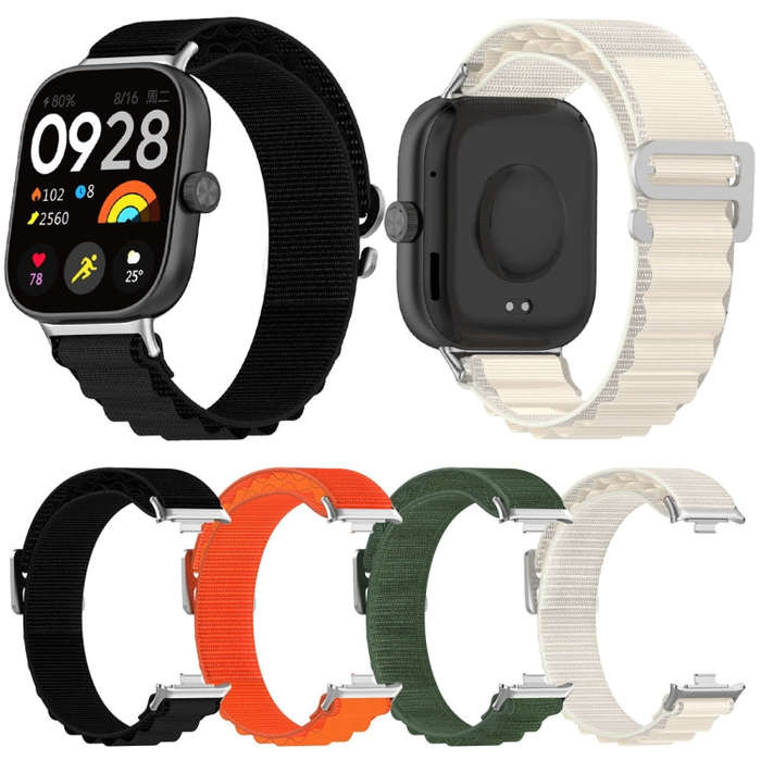 For Xiaomi Smart Band 9 Pro / 8 Pro Loop Nylon Watch Band(Starlight)