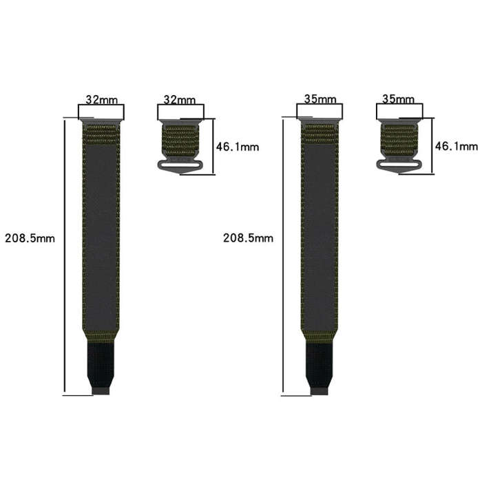 For Apple Watch 42mm Nylon Hook And Loop Fastener Watch Band(Orange)