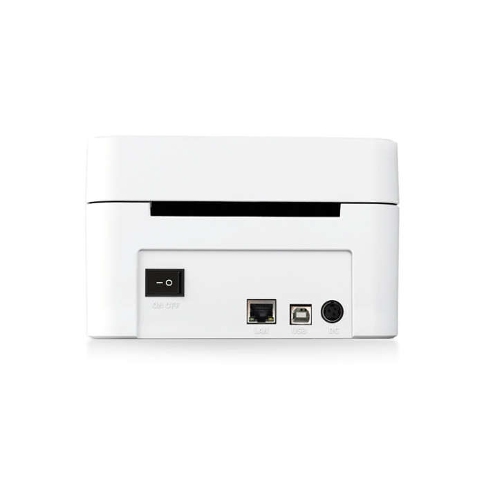 ZJ-9250 100x150mm USB Thermal Label Printer, Plug:EU Plug(White)