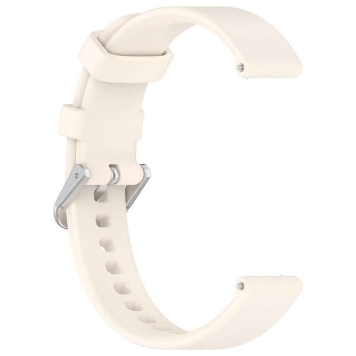 For Garmin Lily 2 14mm Silver Buckle Silicone Watch Band Wristband(Starlight)