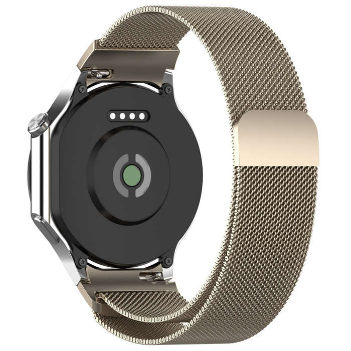 For OPPO Watch X2 / OnePlus Watch 3 Milan Magnetic Steel Mesh Watch Band(Starlight)