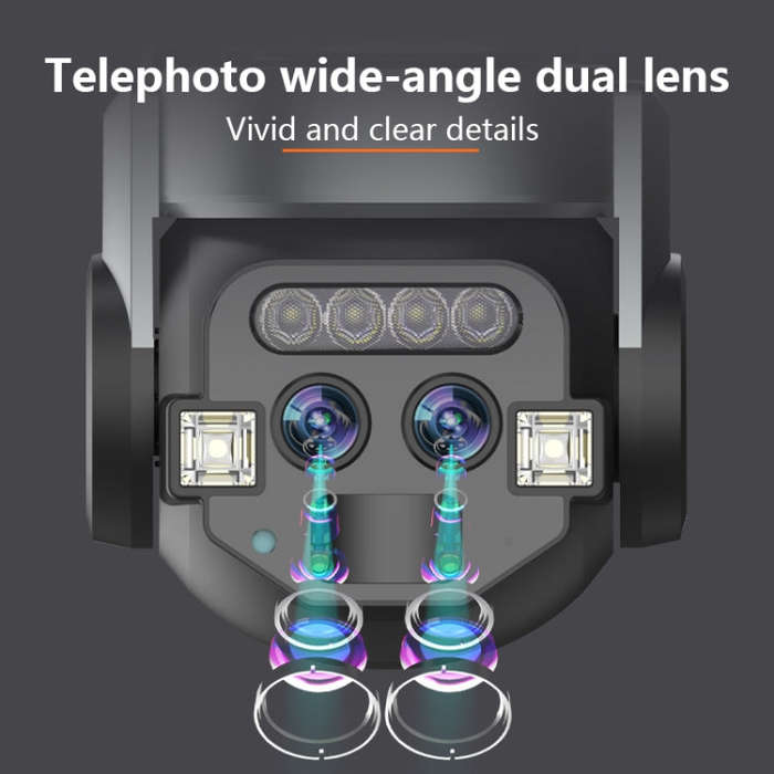 High-definition night vision  10x zoom Wi-Fi camera