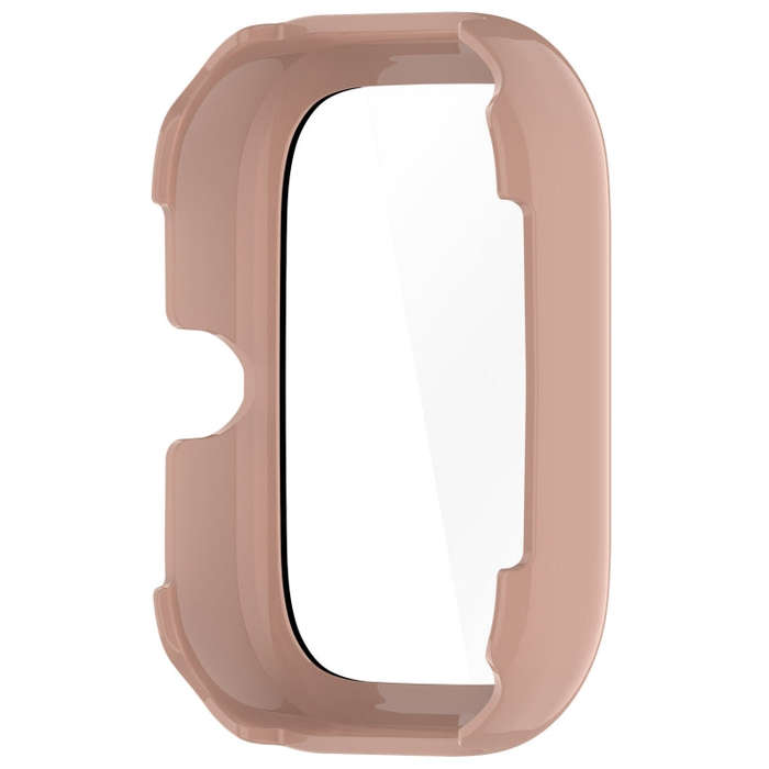 For Honor Choice Haylou Watch PC + Tempered Film Integrated Protective Watch Case(Pink)