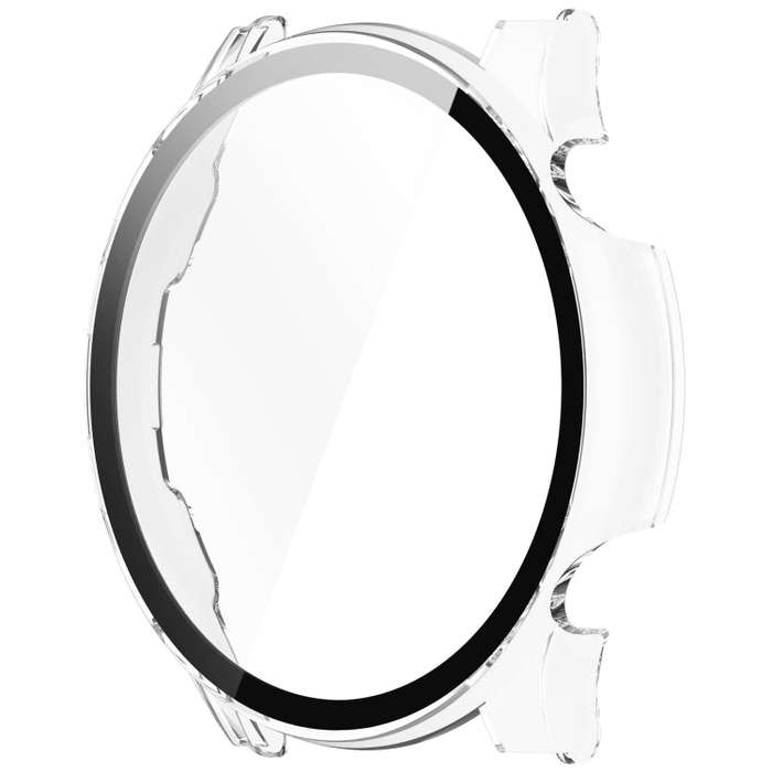 For Xiaomi Haylou RT3 / Solar Plus LS16 PC + Tempered Film Integrated Watch Protective Case(Trans...