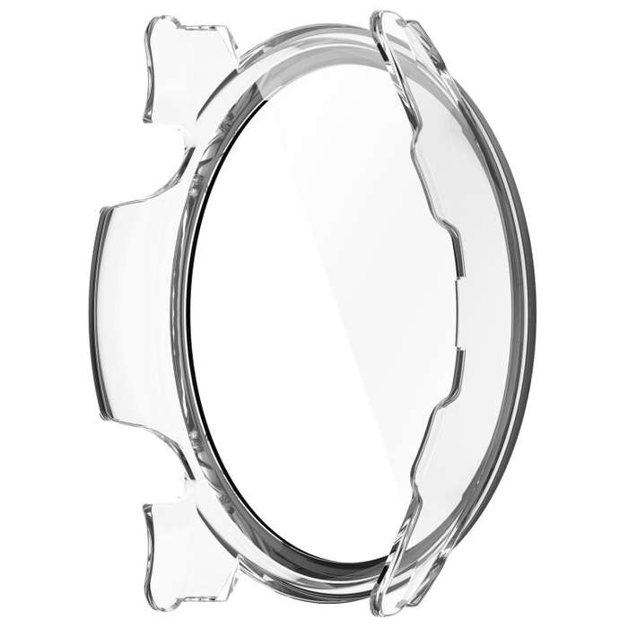 For Xiaomi Haylou RT3 / Solar Plus LS16 PC + Tempered Film Integrated Watch Protective Case(Trans...