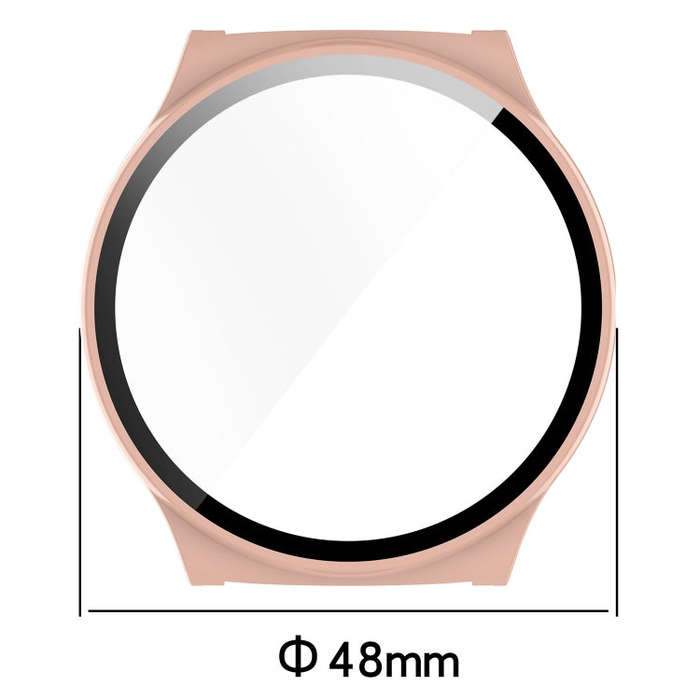 For Xiaomi Haylou Solar Lite R001 PC + Tempered Film Integrated Watch Protective Case(Transparent...
