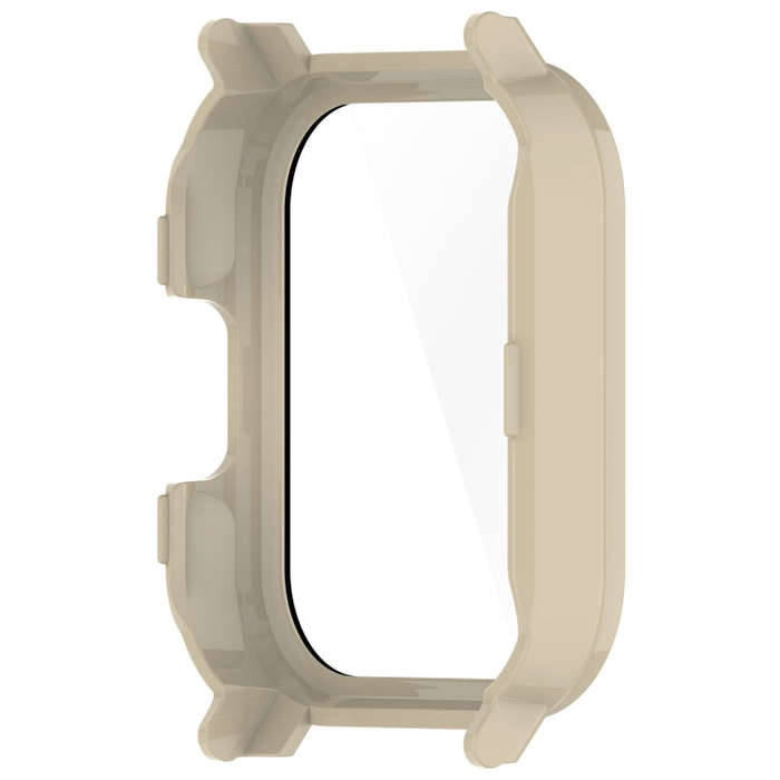 For Xiaomi Haylou Watch 2 LS02 PC + Tempered Film Integrated Watch Protective Case(Ivory White)