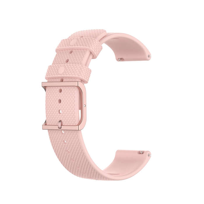 For Polar Ignite 20mm Dot Texture Watch Band(Light Pink)