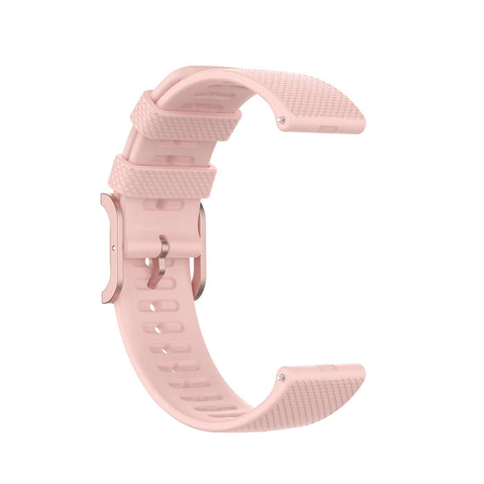 For Polar Ignite 20mm Dot Texture Watch Band(Light Pink)