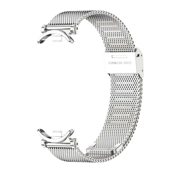 For Xiaomi Smart Band 10 / 9 / 8 Mijobs GT4 Milan Buckle Metal Watch Band(Silver)