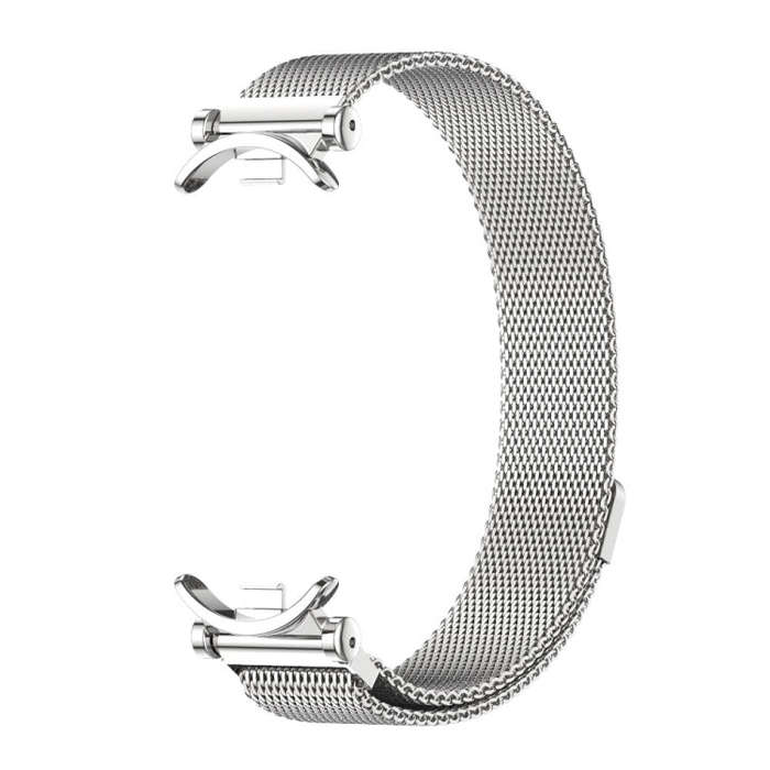 For Xiaomi Smart Band 10 / 9 / 8 Mijobs GT4 Milan Magnetic Metal Watch Band(Silver)