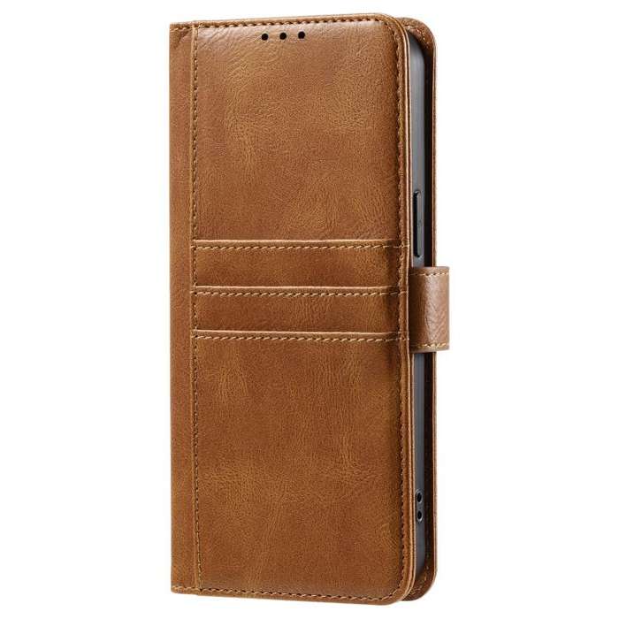 For Motorola Edge 60 Pro Simple 6-Card Wallet Leather Phone Case(Brown)