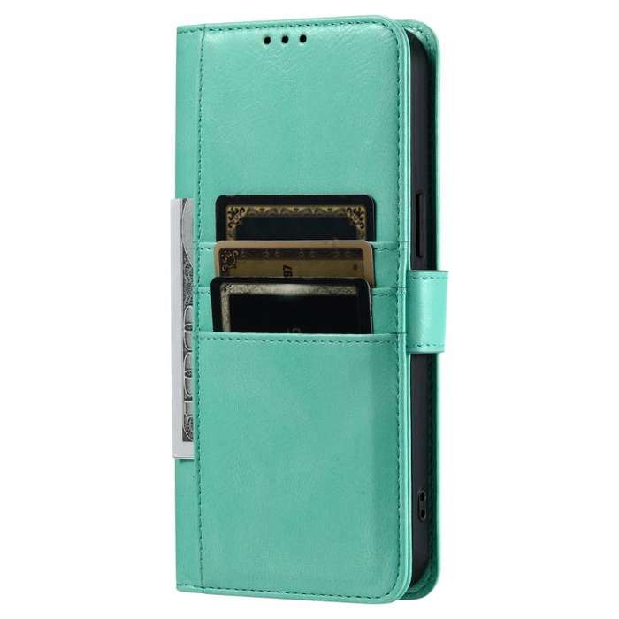 For Motorola Edge 60 Pro Simple 6-Card Wallet Leather Phone Case(Green)