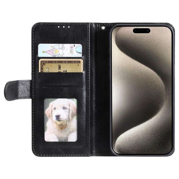 For Motorola Edge 60 Pro Simple 6-Card Wallet Leather Phone Case(Black)
