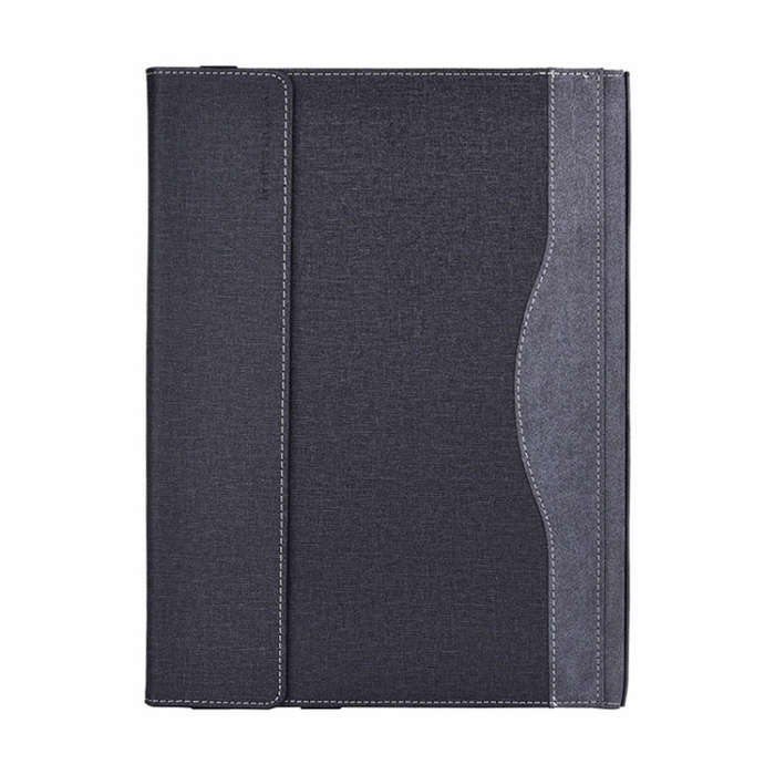 For Lenovo ThinkPad X1 Carbon Gen 10 Cloth Texture Laptop Leather Protective Case(Black)