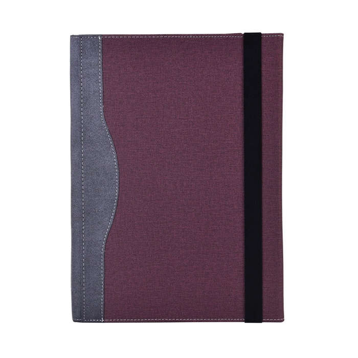For Lenovo ThinkPad X1 Yoga Gen 8 14 inch Cloth Texture Laptop Leather Protective Case(Wine Red)