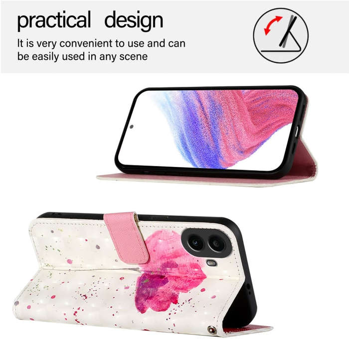 For Nothing CMF Phone 1 3D Painting Horizontal Flip Leather Phone Case(Flower)