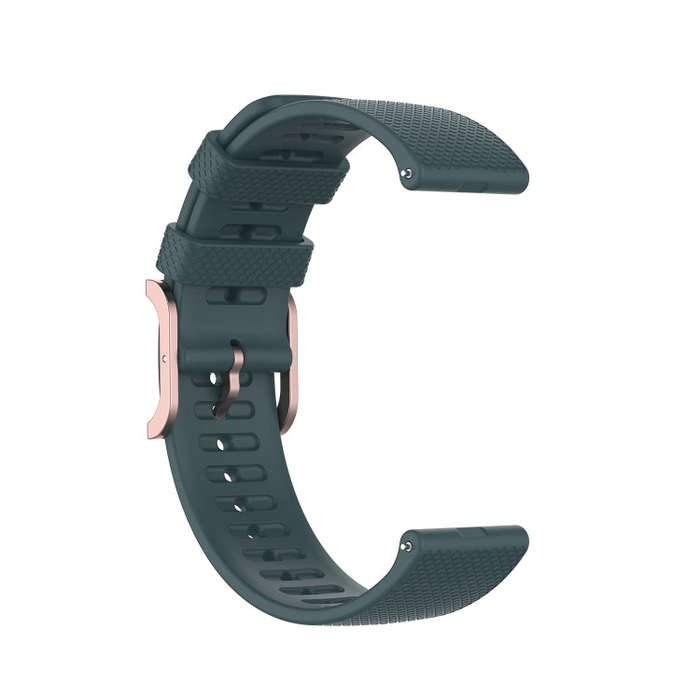 For Polar Grit X / Vantage M 22mm Dot Texture Watch Band(Olive Green)