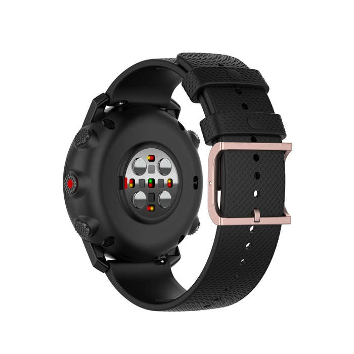 For Polar Grit X / Vantage M 22mm Dot Texture Watch Band(Black)