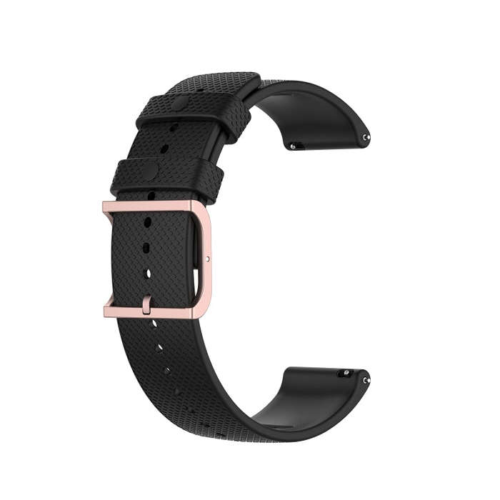 For Ticwatch Pro 2020 / Ticwatch GTX 22mm Dot Texture Watch Band(Black)