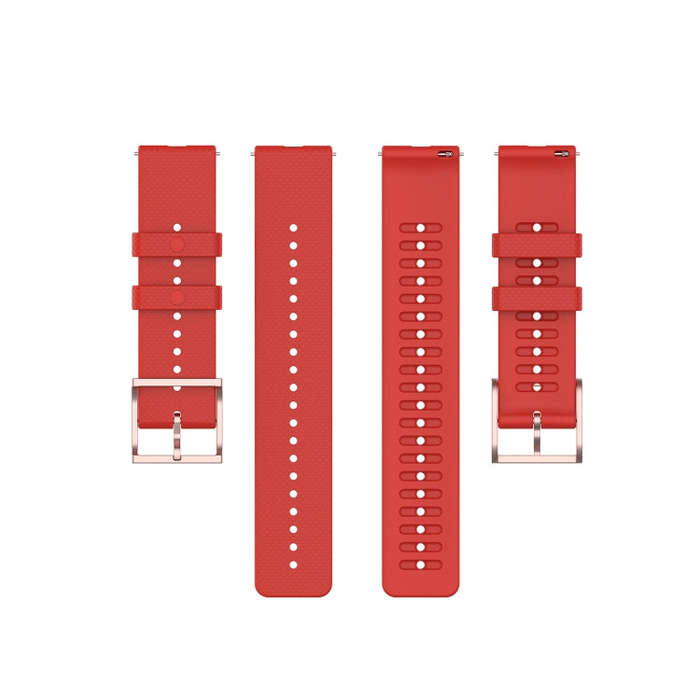 For Ticwatch Pro 2020 / Ticwatch GTX 22mm Dot Texture Watch Band(Red)