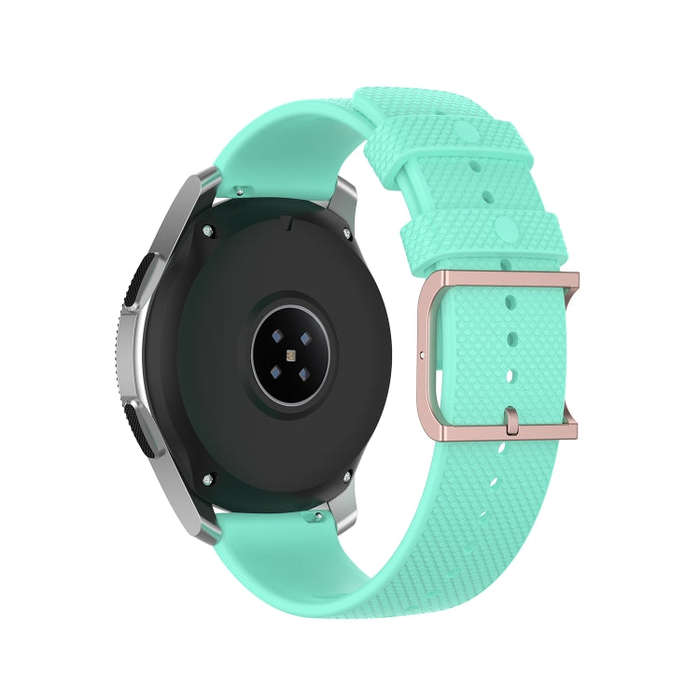 For Samsung Galaxy Watch3 45mm / Galaxy Watch 46mm 22mm Dot Texture Watch Band(Mint Green)