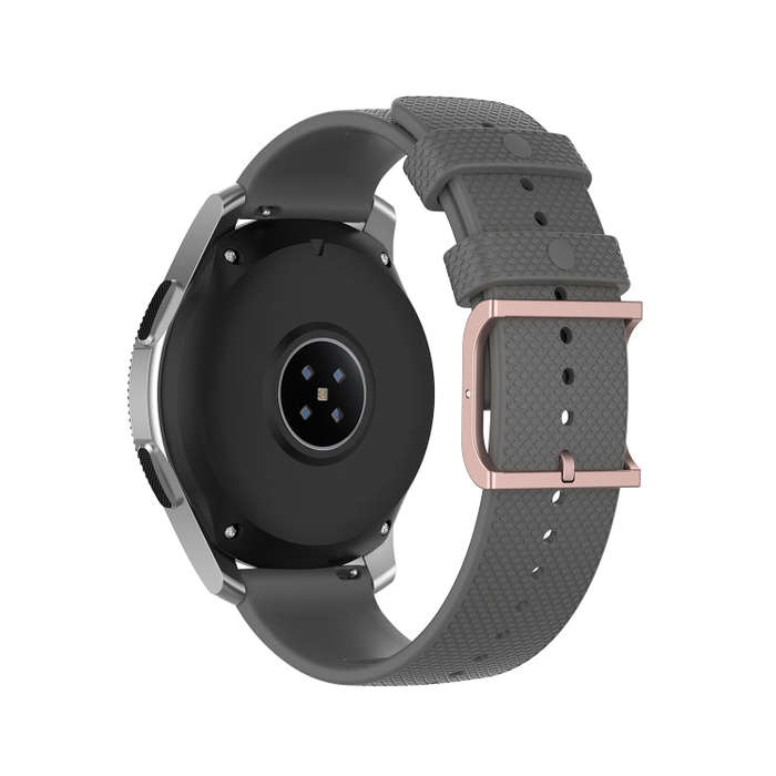 For Samsung Galaxy Watch3 45mm / Galaxy Watch 46mm 22mm Dot Texture Watch Band(Grey)