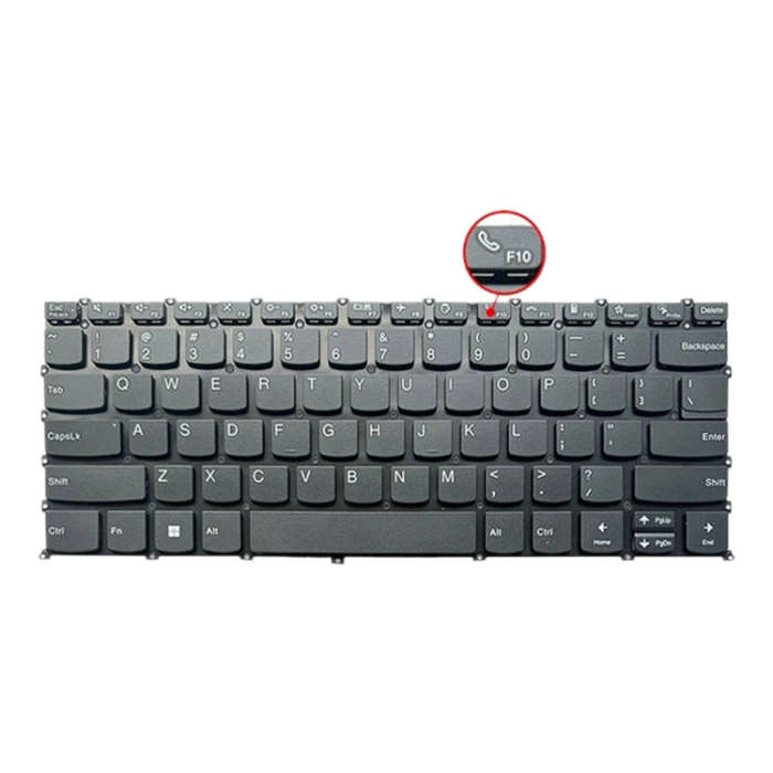 For Lenovo IdeaPad 5 / Yoga Slim 7 Pro US Version Laptop Backlight Keyboard, F10 Key with Phone I...