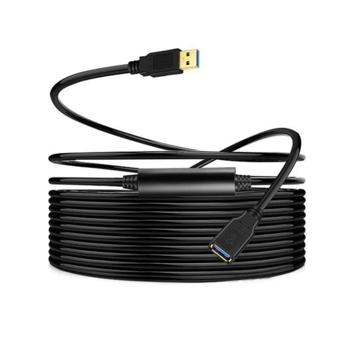 USB 3.0 Female To USB 3.0 Male PVC Cable, Length:1m(Black)