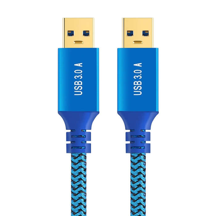 Printer / Hard Disk USB 3.0 Male to Male Connector Cable, Length:3m(Blue)
