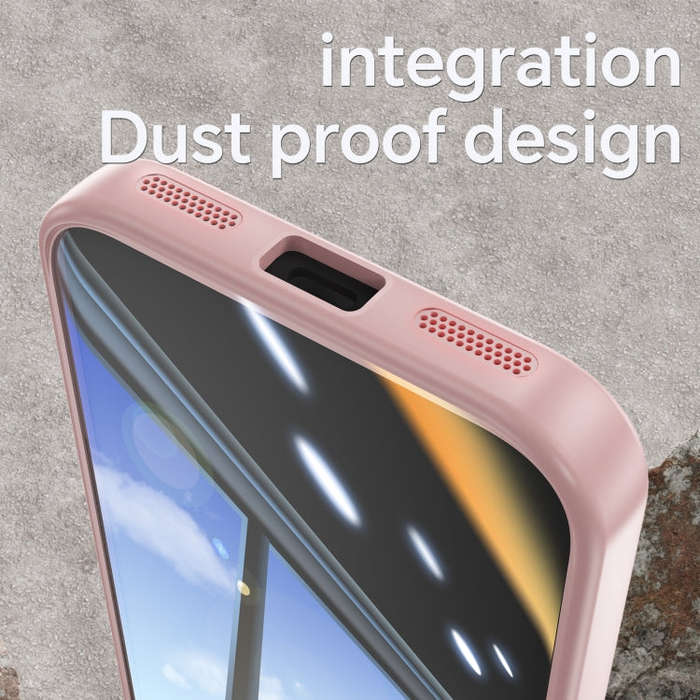 For Google Pixel 8a Acrylic Hybrid TPU Armor Shockproof Phone Case(Pink)