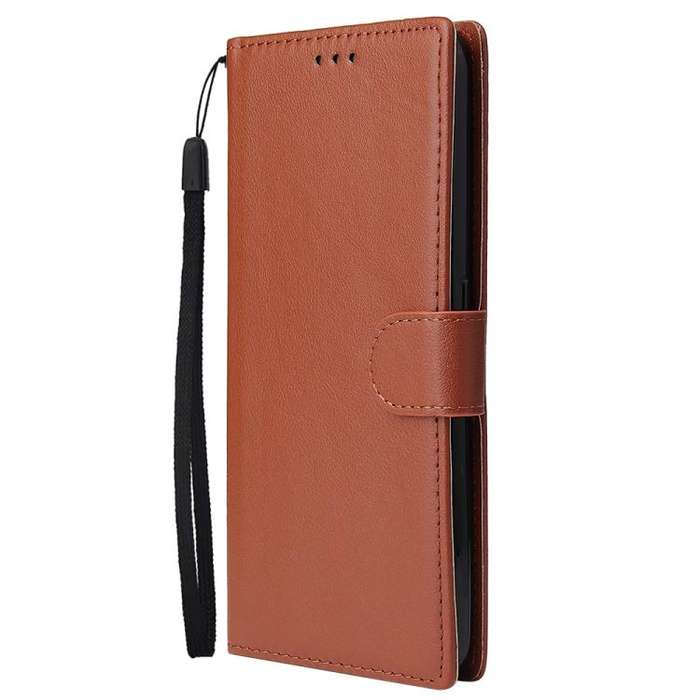 For Infinix Hot 50 5G Multifunctional Horizontal Flip Leather Phone Case with Three Card Slot(Brown)