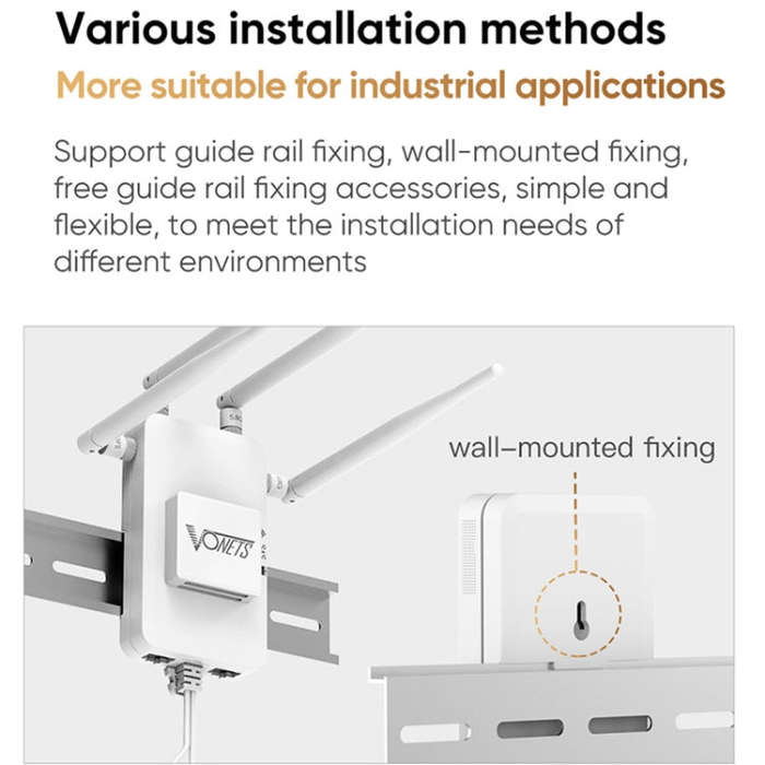 VONETS VAR1800-H 1800Mbps Wireless WiFi Router Standard Edition(White)