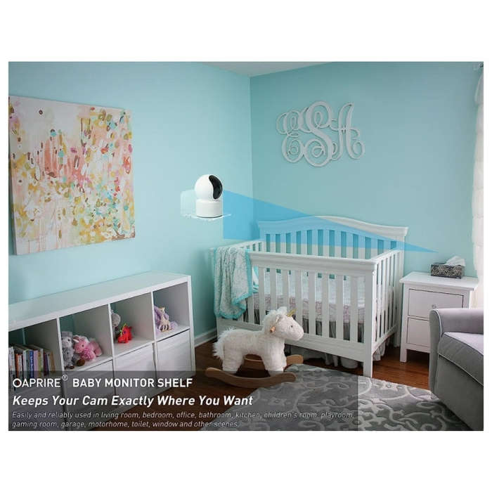 YX113 3pcs Acrylic Small Wall Mount(Transparent)