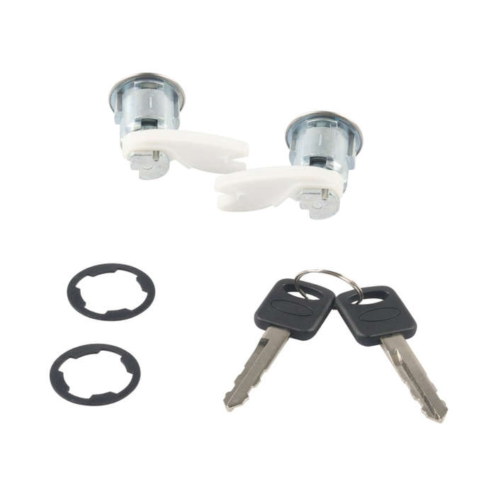 Pair Car Door Lock Barrel Cylinder F2UZ1522050A For Ford F150 / F250 / F350