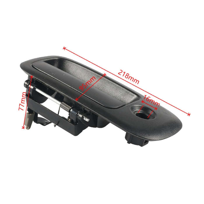 Car Right Front Door Outside Handle for Chevrolet Express 1500 25942270(Black)