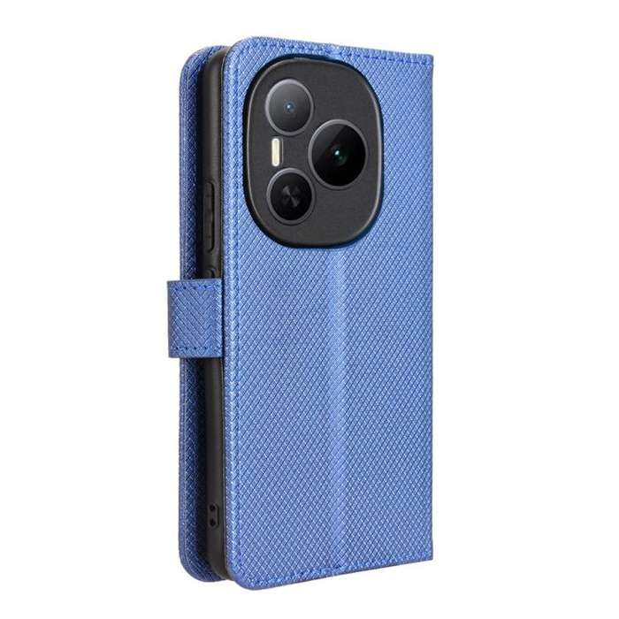 For Honor Power 5G Diamond Texture Leather Phone Case(Blue)